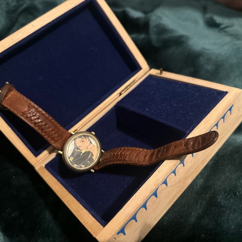 Disney Pocahontas Timepiece with Black Strap - Picture 2 of 4